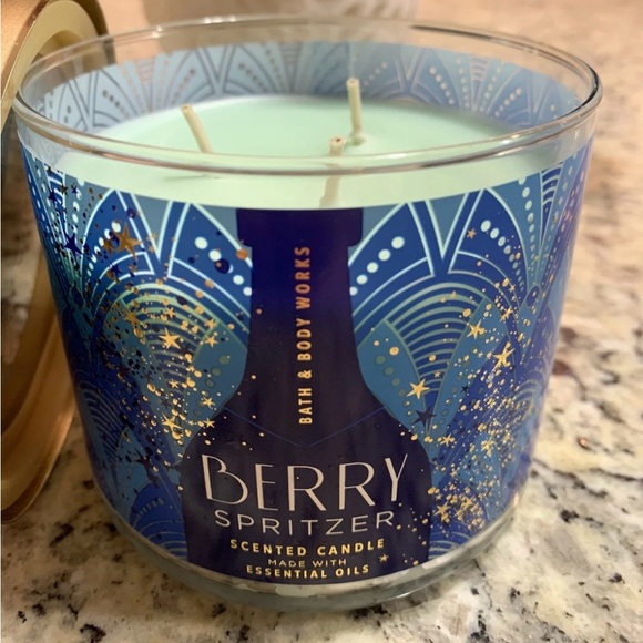 Bath & Body Works Other - Bath & Body Works: 14.5 Oz 3-Wick Candle: Berry Spritzer